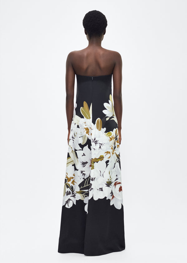 Adam Lippes Marais Dress Black/White