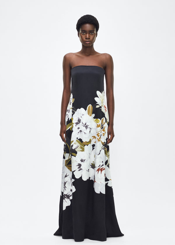 adam lippes marais dress Black/White