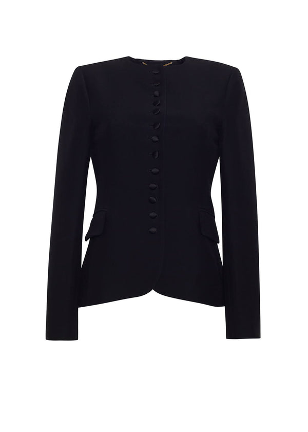 Adam Lippes Marin Jacket Black
