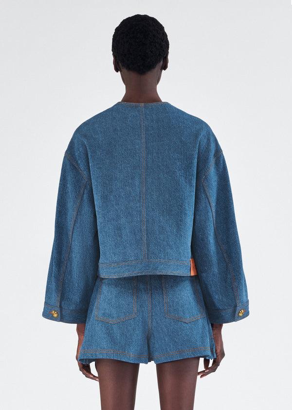 Adam Lippes Nessy Jacket Stone Wash
