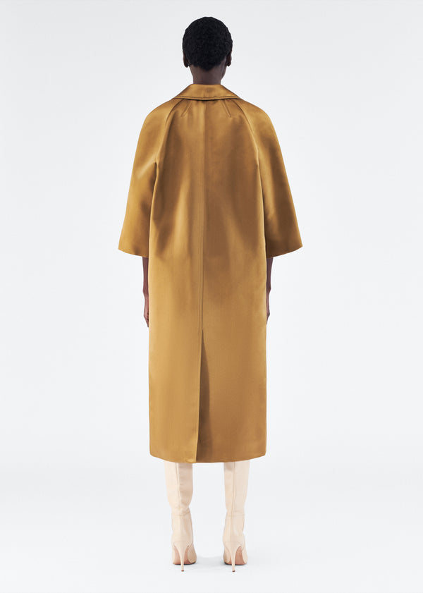 Adam Lippes Opera Coat Bronze
