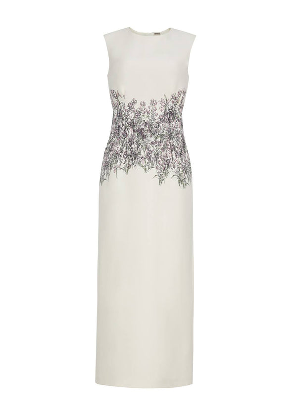 Adam Lippes Ophelia Dress Rose/Ivory
