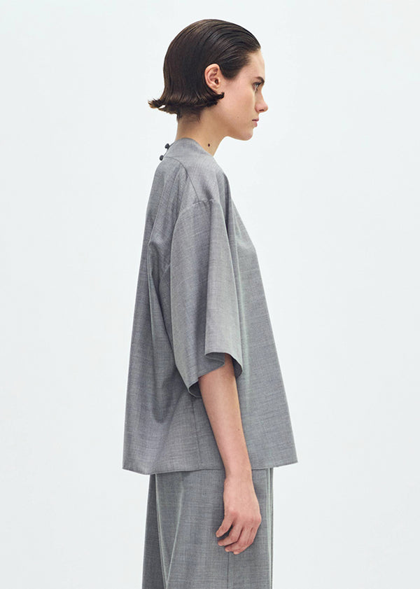 Adam Lippes Oversized T-shirt Heather Grey