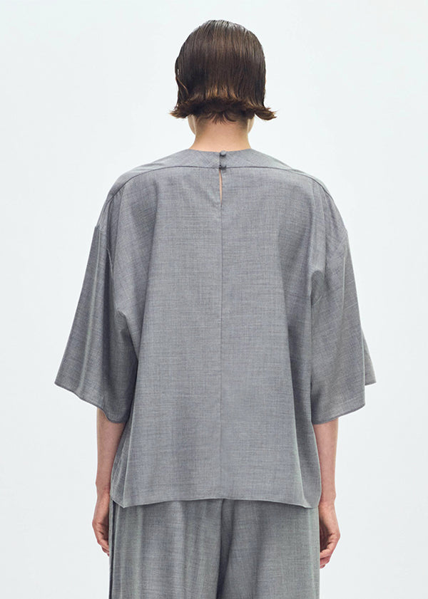 Adam Lippes Oversized T-shirt Heather Grey