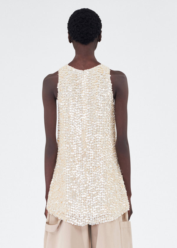 Adam Lippes Rami Top Ivory