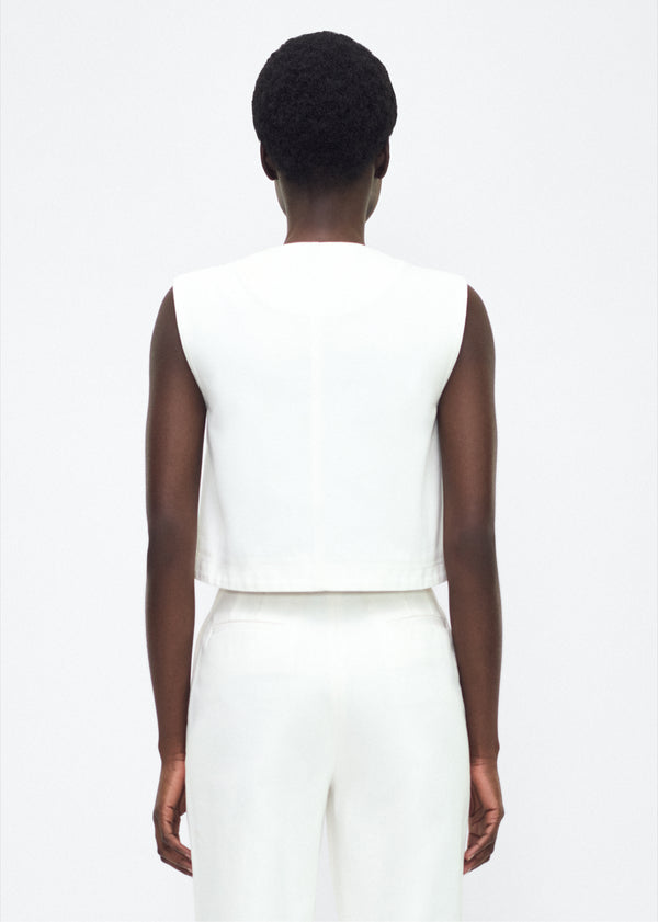 Adam Lippes Remo Top White