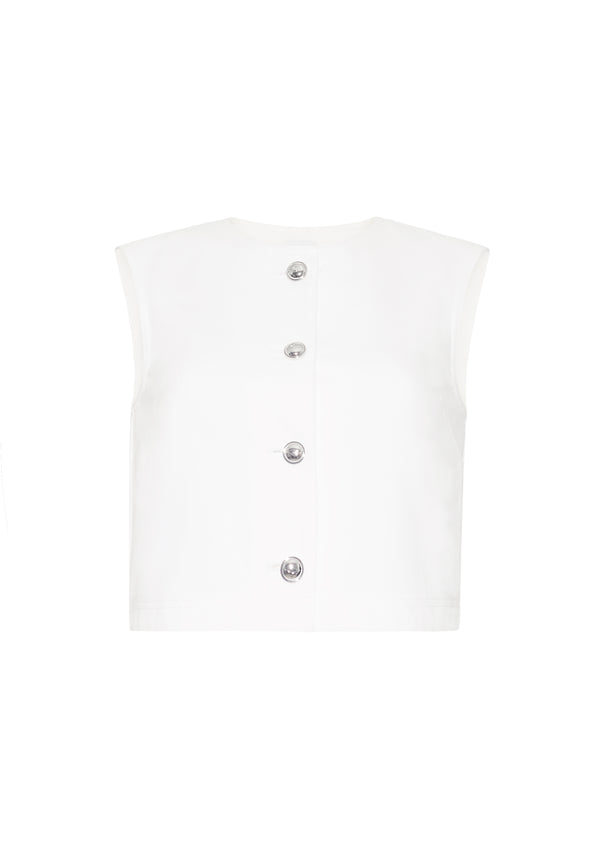 Adam Lippes Remo Top White