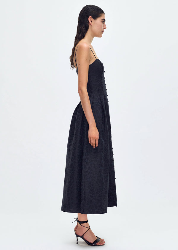 Adam Lippes Rickie Dress Midnight Multi