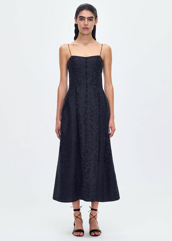 adam lippes rickie dress Midnight Multi