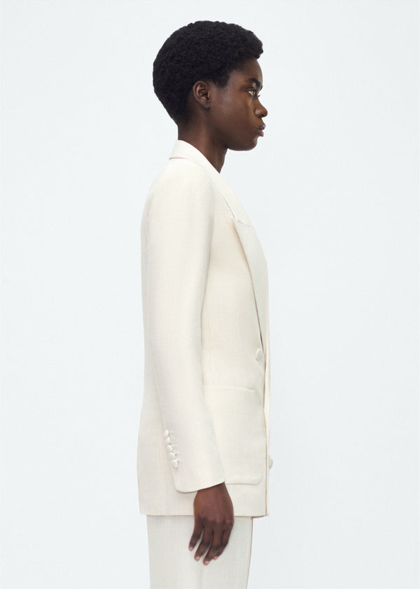Adam Lippes Riva Jacket Ivory