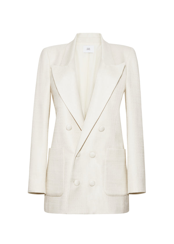 Adam Lippes Riva Jacket Ivory
