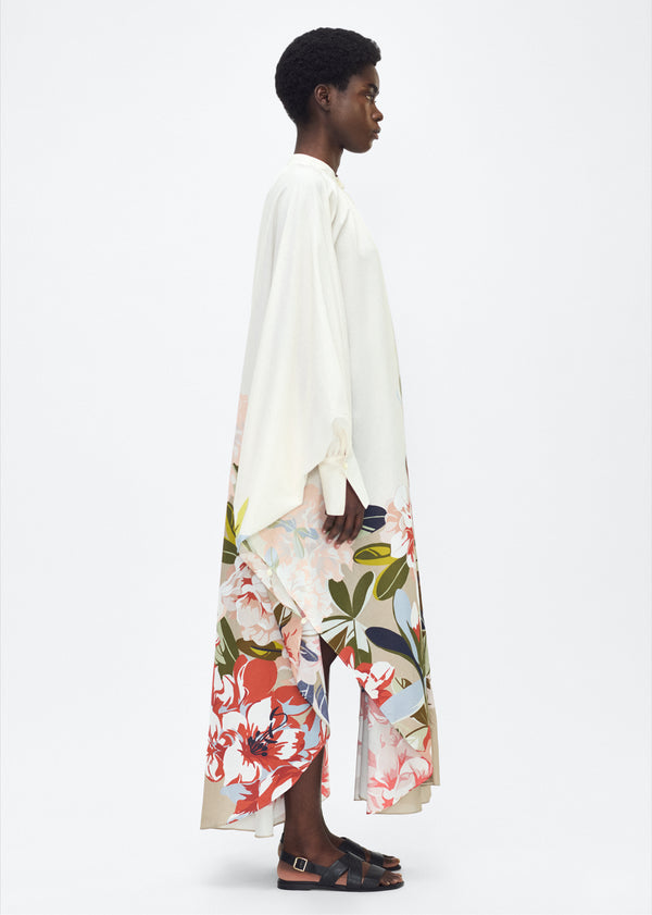 Adam Lippes Rysa Caftan Champagne Multi