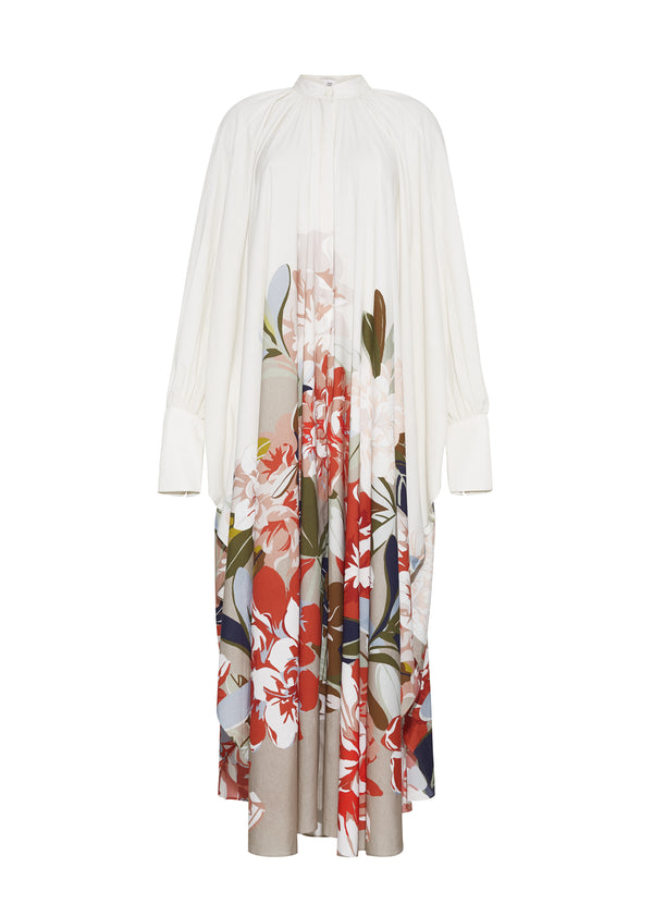 Adam Lippes Rysa Caftan Champagne Multi