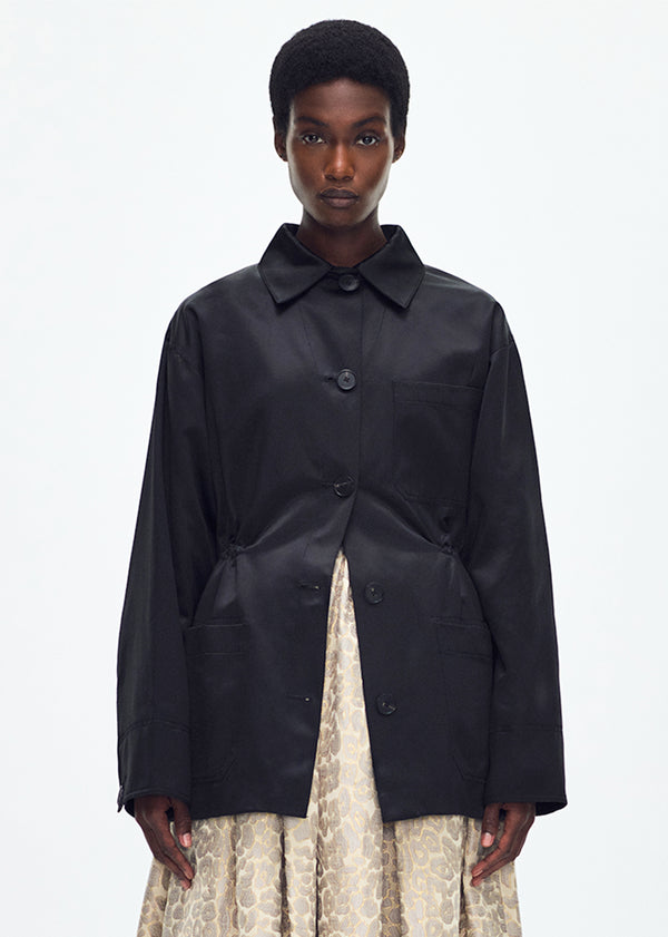 adam lippes sonoma jacket Black