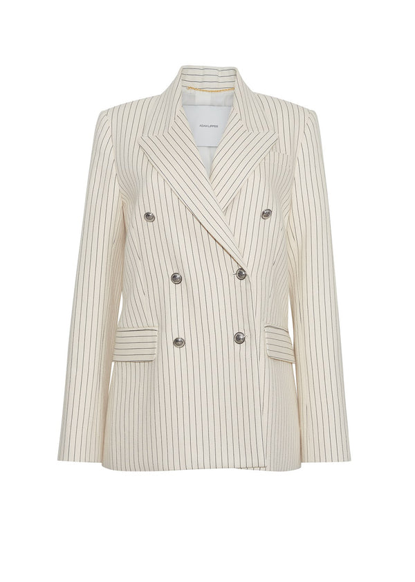 Adam Lippes Suffolk Jacket Canvas/Indigo