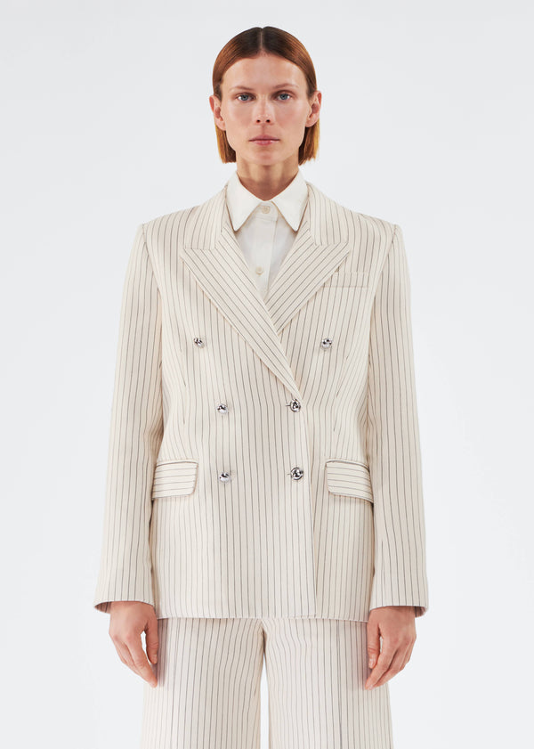 adam lippes suffolk jacket Canvas/Indigo