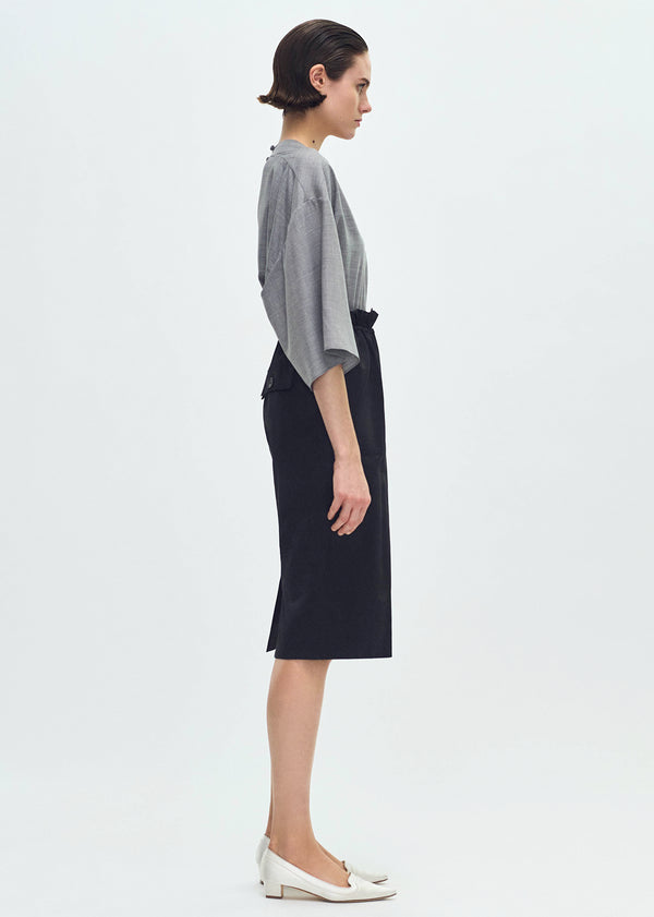 Adam Lippes Sullivan Skirt Black