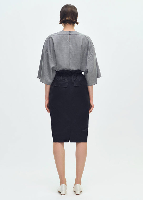 Adam Lippes Sullivan Skirt Black