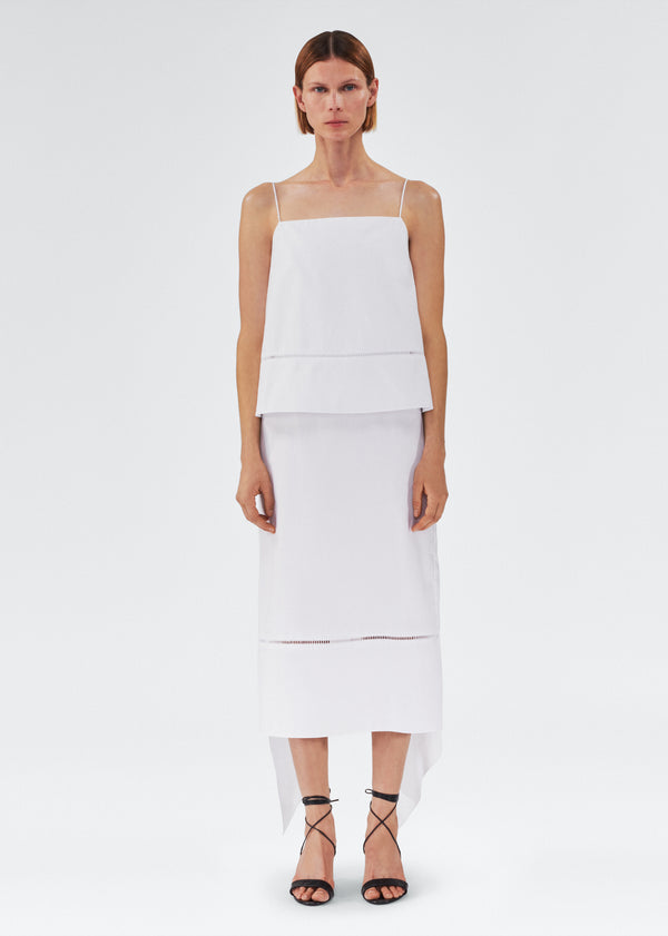 adam lippes tenney dress White