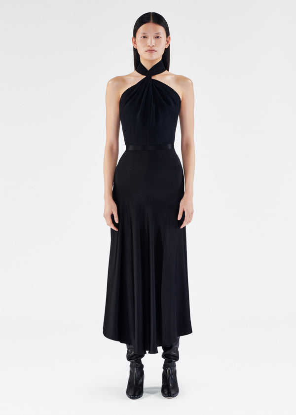 adam lippes tess skirt Black