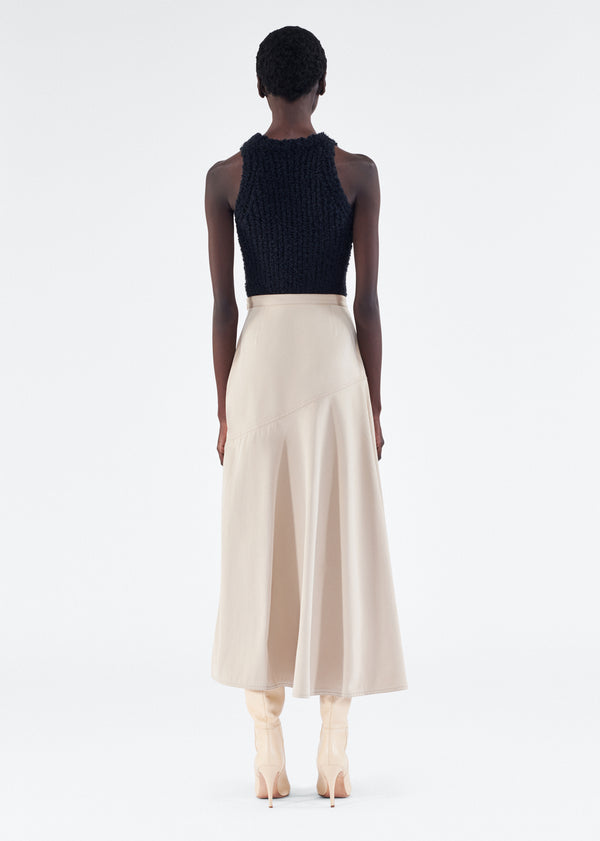 Adam Lippes Tess Skirt Khaki