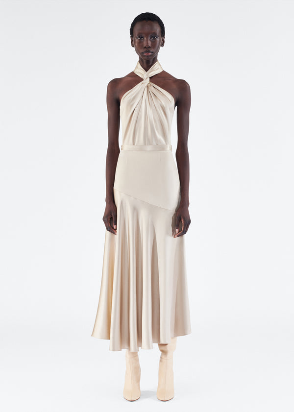 adam lippes tess skirt Platinum