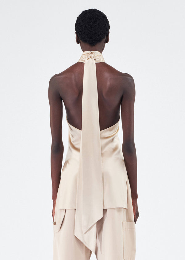 Adam Lippes Thalia Top Platinum