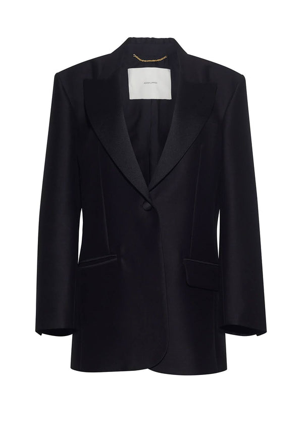 Adam Lippes Tux Jacket Black