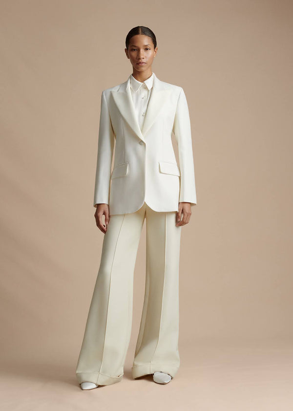 Adam Lippes Tux Jacket Ivory