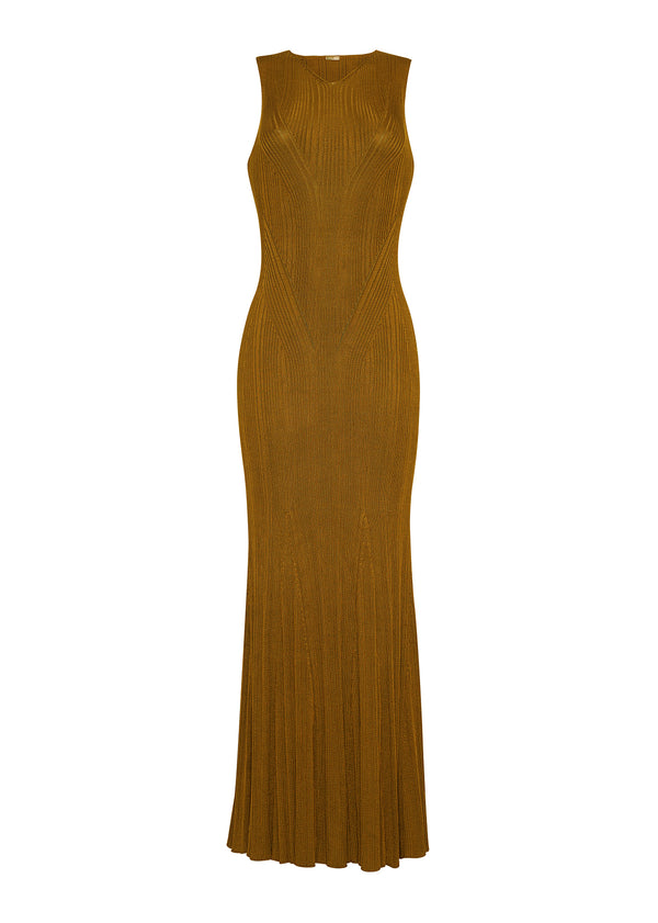 Adam Lippes Vivian Dress Bronze