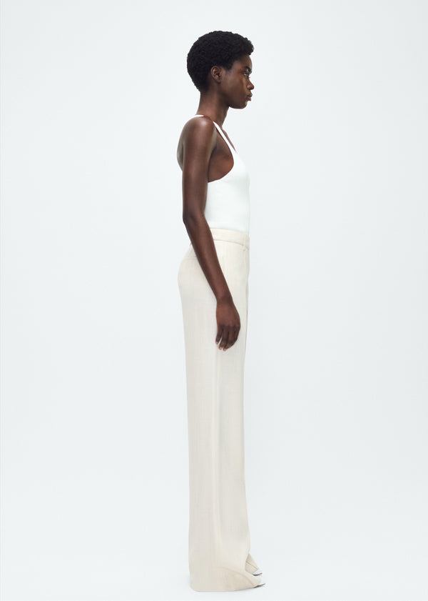 Adam Lippes Wyatt Pant Ivory