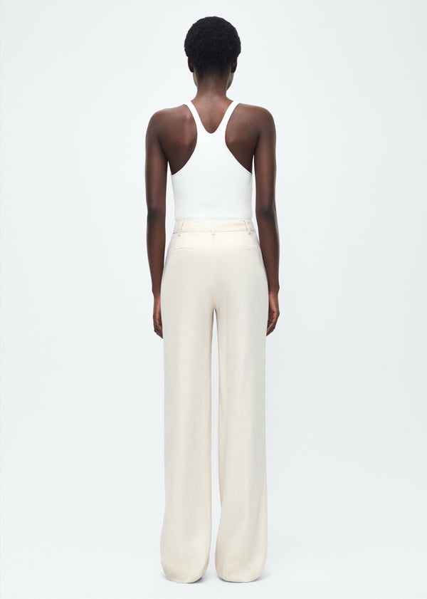 Adam Lippes Wyatt Pant Ivory