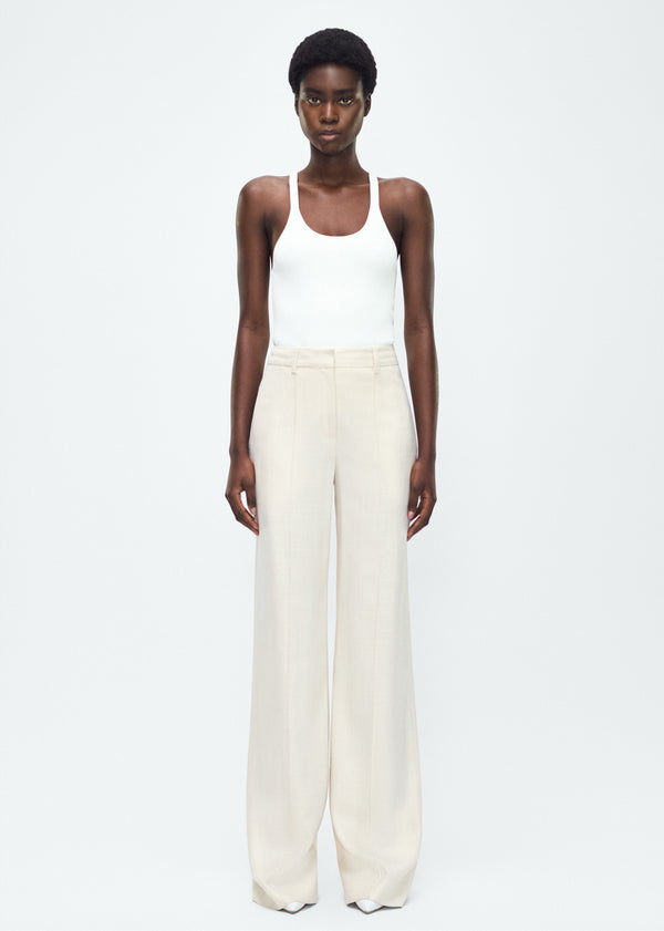 adam lippes wyatt pant Ivory