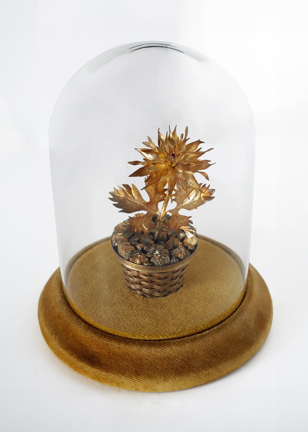 adam lippes cartier & rancho alegre vermeil sterling flower