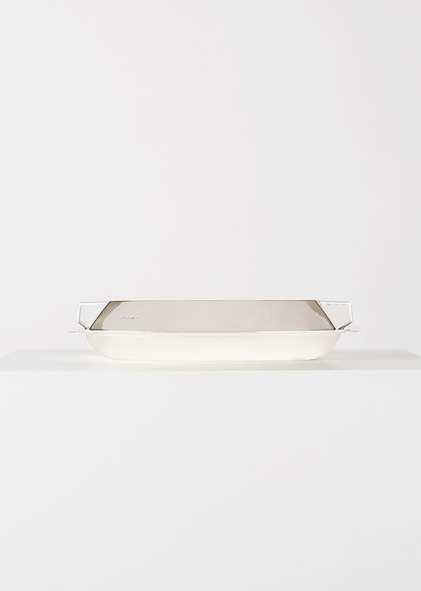 Adam Lippes Pair Of Large Art Deco Dishes And Covers