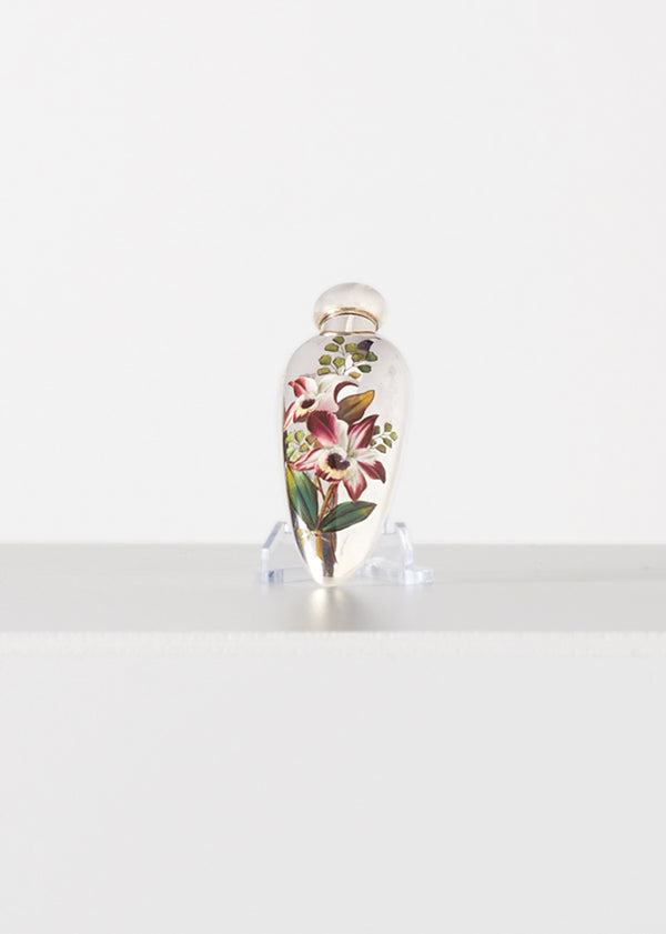 Adam Lippes Victorian Sterling Silver And Enamel Scent Bottle