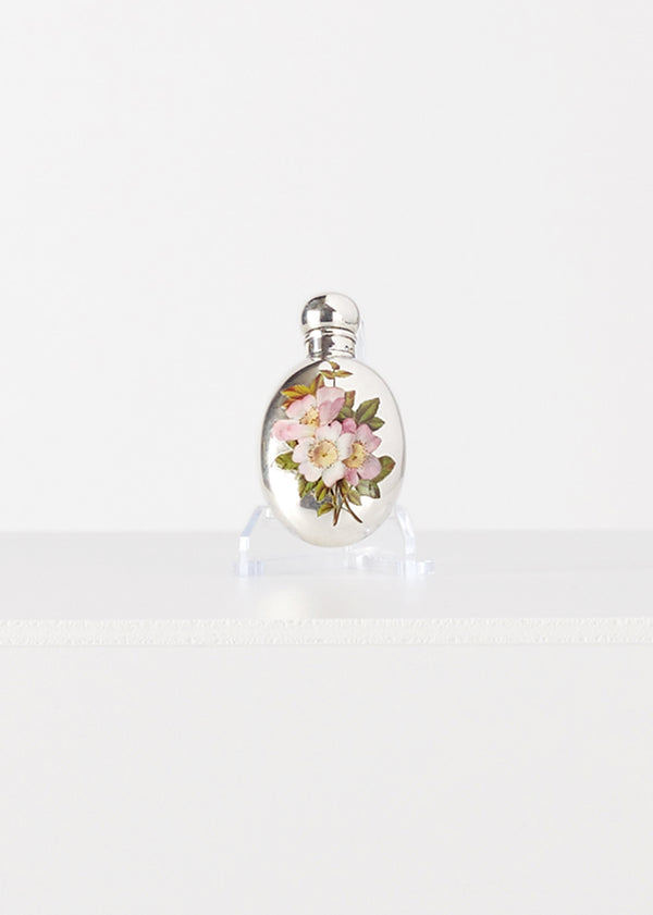 Adam Lippes Victorian Sterling Silver And Enamel Scent Bottle