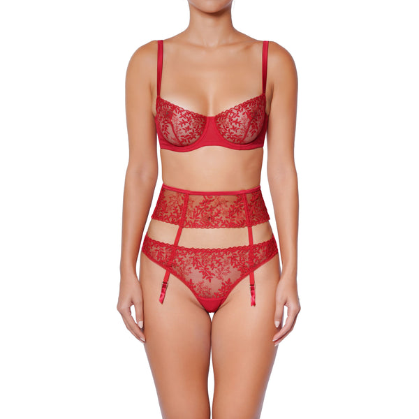 Addiction Lingerie HUIT EGLANTINE GARTER BELT