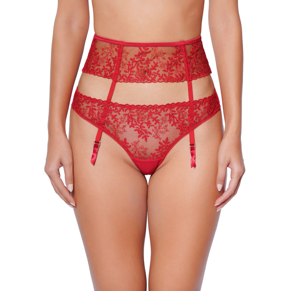 addiction lingerie HUIT EGLANTINE GARTER BELT