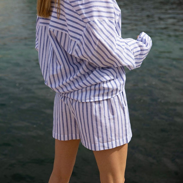 addiction lingerie Pluto Laurie Striped Shorts