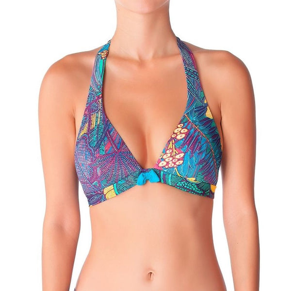 addiction lingerie HUIT Tropical Jungle Triangular Bra