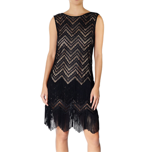 Addiction Lingerie RAFFAELA D'ANGELO MACRAME FRINGE DRESS