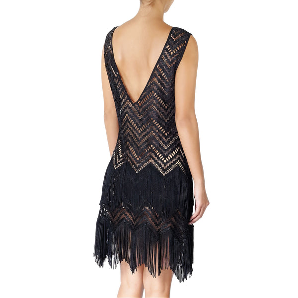 Addiction Lingerie RAFFAELA D'ANGELO MACRAME FRINGE DRESS