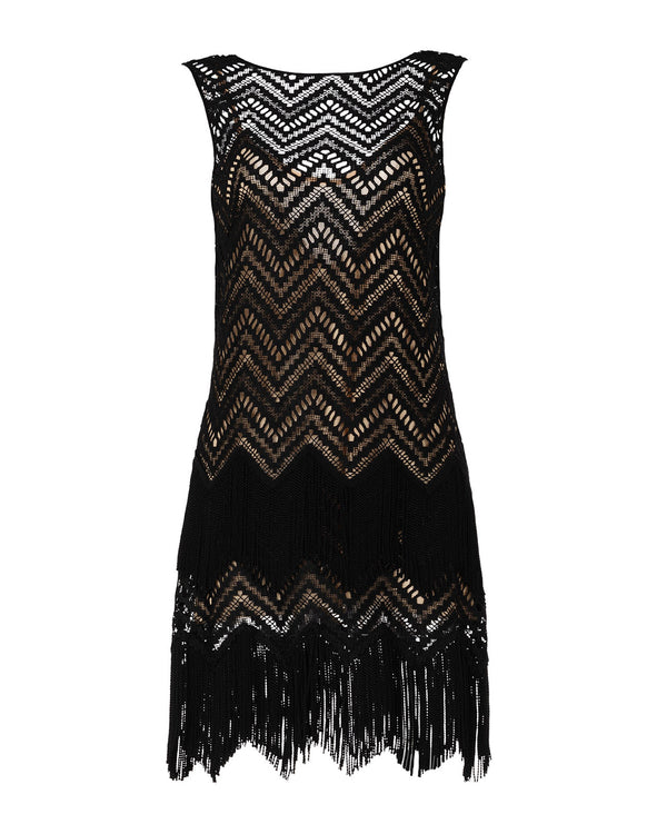 Addiction Lingerie RAFFAELA D'ANGELO MACRAME FRINGE DRESS