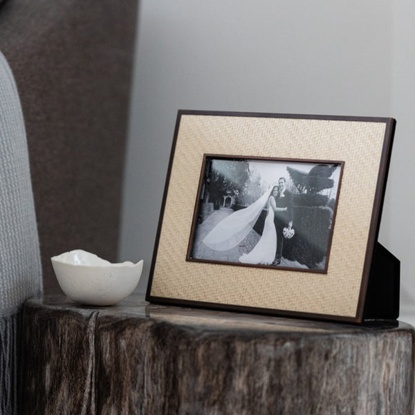 Addison Ross Alabaster Rattan Frame