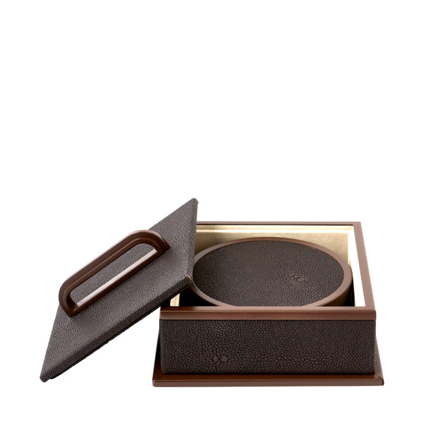 Addison Ross Anthracite Coasters - Set Of 4