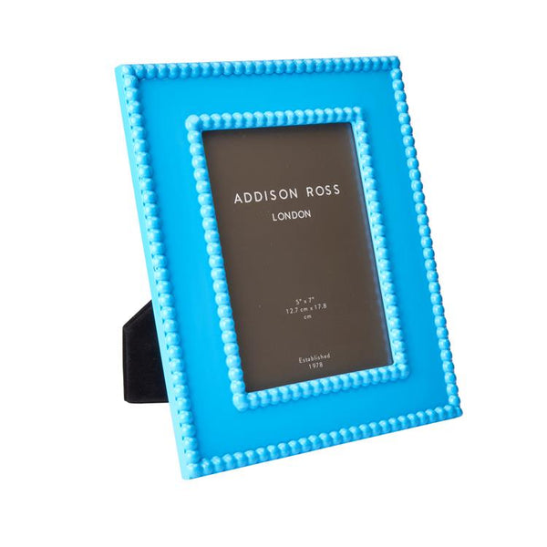 addison ross Aqua Bobbin Lacquer Photo Frame