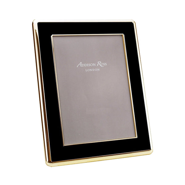 addison ross Black Enamel & Gold Curve Frame