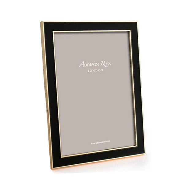 addison ross Black Enamel & Gold Frame