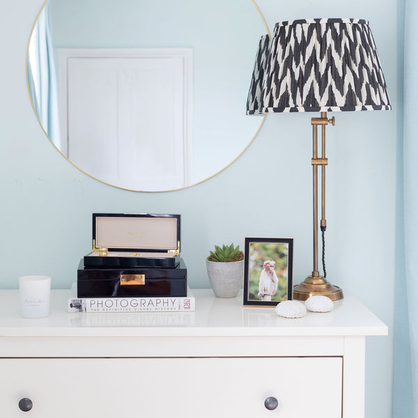 Addison Ross Black Lacquer Box With Gold